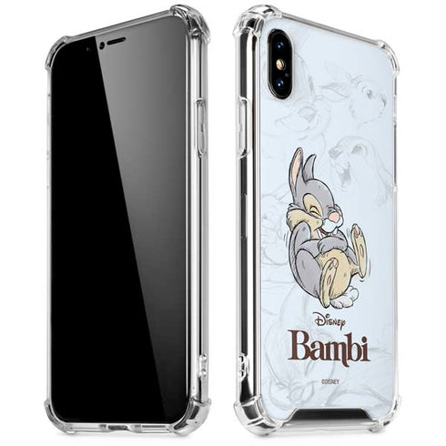 Disney Bambi Thumper Sketched portrait iPhone XS Max Clear Case